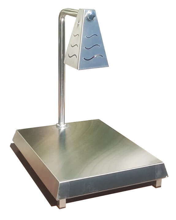 "נטו"-משטח חימום נירוסטה 43/43 כולל זרוע מפסק ונורה מרובעת ונעילת שבת "נטו"