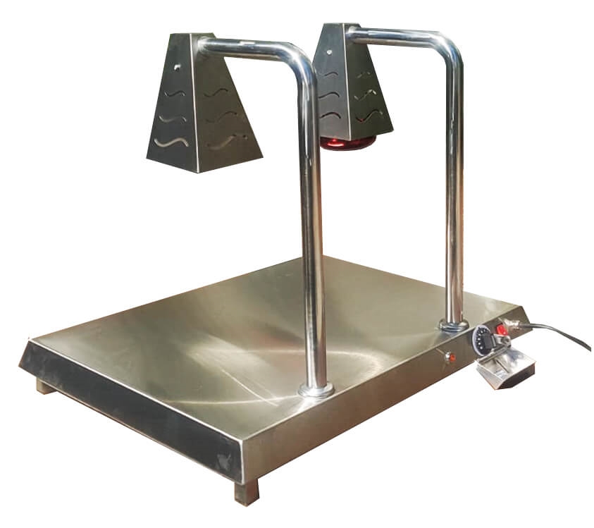 "נטו"-משטח חימום נירוסטה 75/50 כולל 2 זרועות מפסק ונורות ונעילת שבת "נטו"b