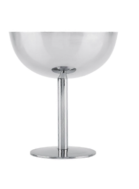 כוס/גביע נירוסטה 14 ס"מ על רגל