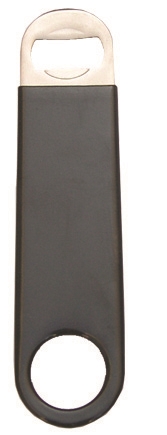 פותחן כיס לבקבוקים ציפוי פלסטיק שחור דו צדדי