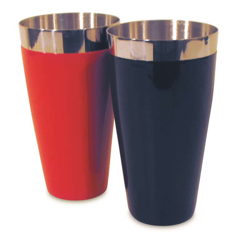 שייקר בוסטון נירוסטה 0.88 ליטר ציפוי ויניל שחור