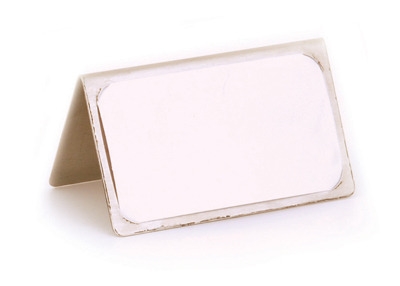 מעמד U לכרטיס/מספר גובה  6/10 ס"מ נירוסטה  KM(MCH