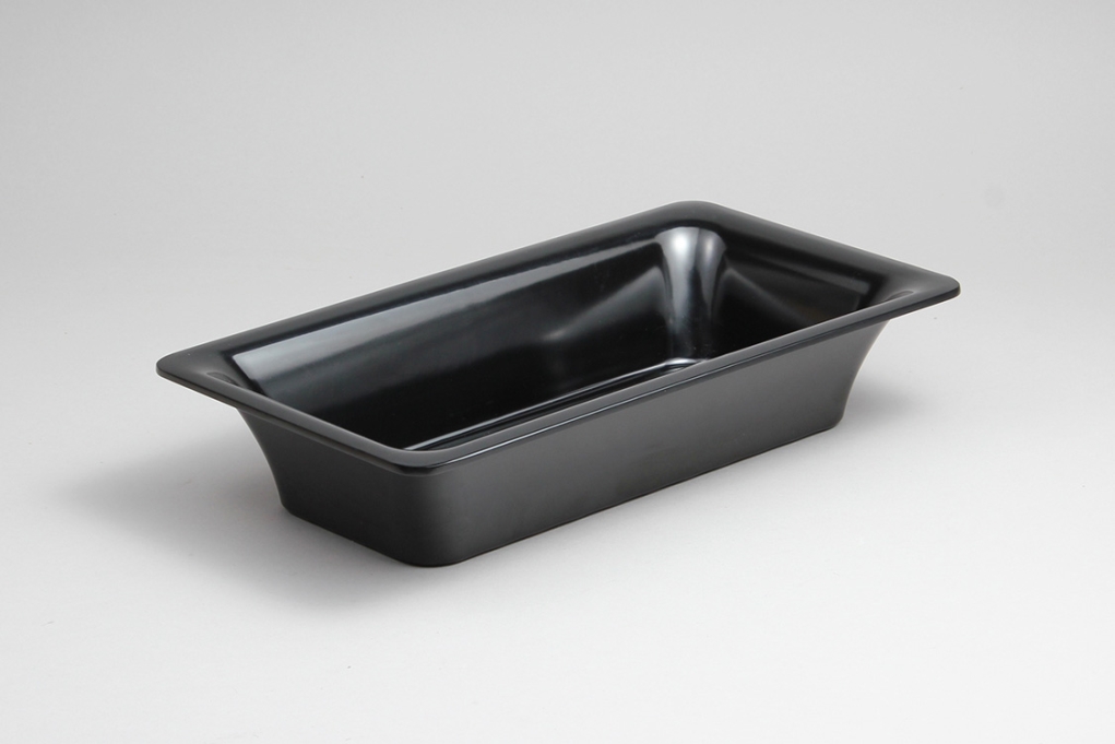 תבנית גסטרונום מלמין סלים 1/3-65 שחור EFAY_