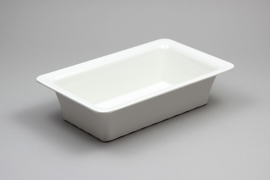 גסטרונום סלים מלמין לבן 1/4 גובה 65 מ"מ EFAY