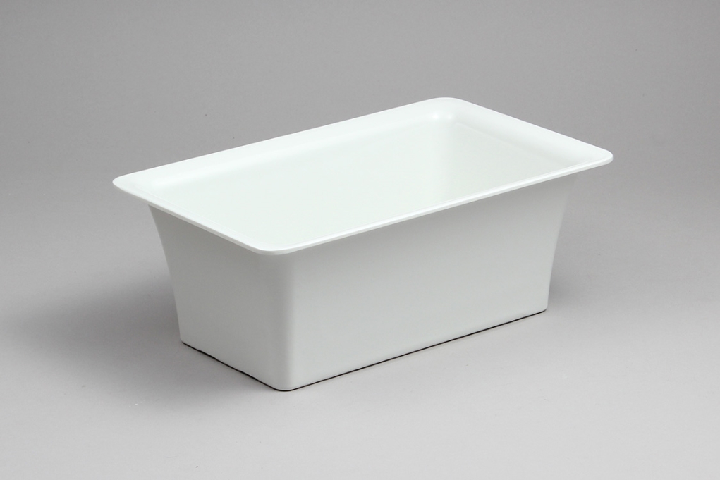 תבנית סלים גסטרונום מלמין לבן 1/4-100 EFAY