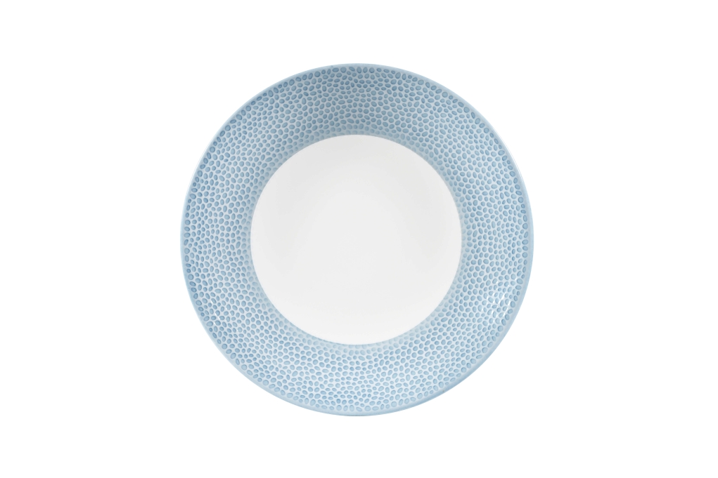 צלחת עמוקה/קערה 28 ס"מ ללא שוליים צדף כחול CHURCHILL Isla Spinwash Ocean Blue