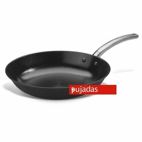 מחבת ברזל 20 ס"מ טפלון ידית נירוסטה PUJADAS STEEL PRO