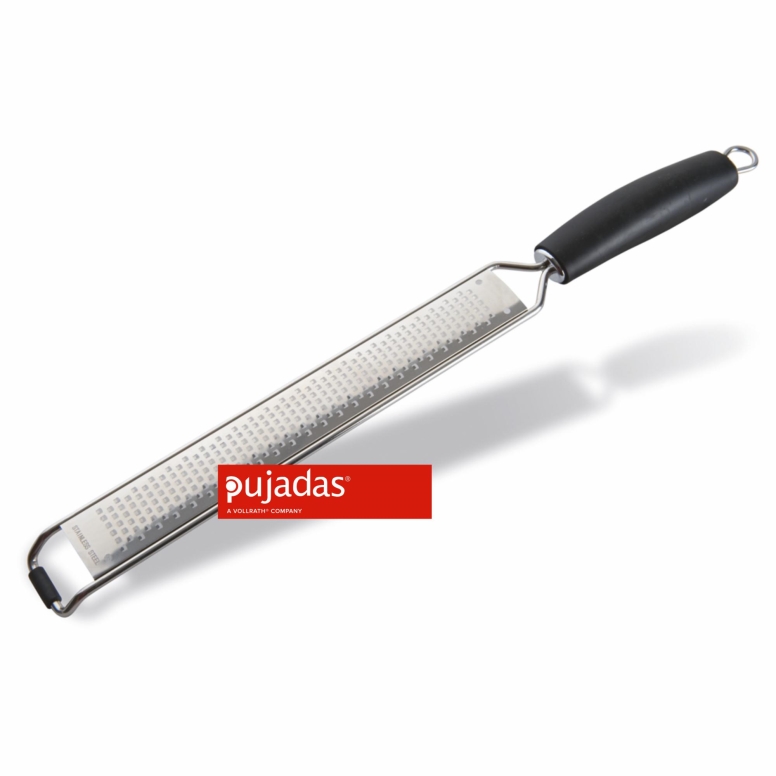 מגרדת/פומפיה צרה 39 ס"מ חורים קטנים ידית שחורה PUJADAS