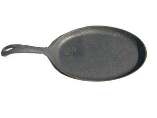 מחבת שקשוקה יציקת ברזל שחור קוטר 14 ס"מ (יציקה)