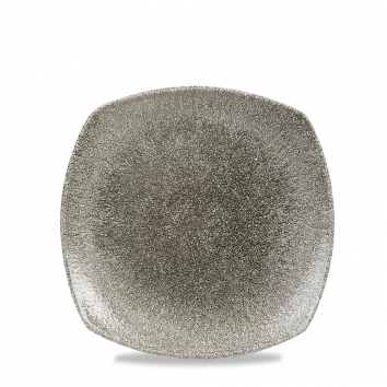 צלחת מרובע 21 ס"מ(8.1/2) שחור CHURCHILL RAKU BLACK