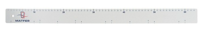 סרגל פלסטיק לקרואסון 60 ס"מ Matfer