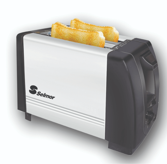 טוסטר קופץ/מצנם לשתי פרוסות "נטו"