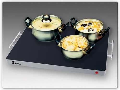 "נטו" - פלטת שבת זכוכית גדולה 60/42 ס"מ  SELMOR SE-46  "נטו"