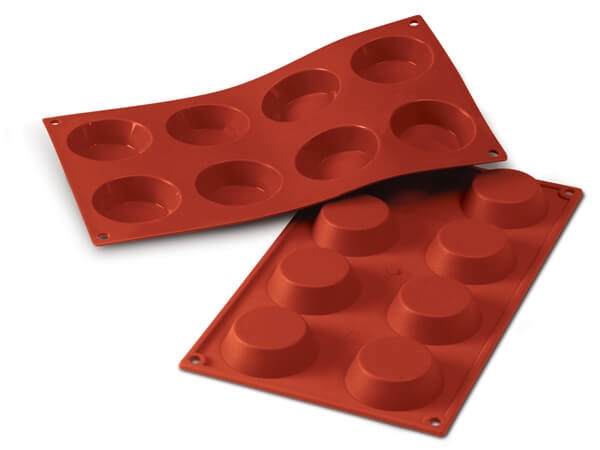 תבנית סיליקון טרטלט 8 שקעים SILIKOMART