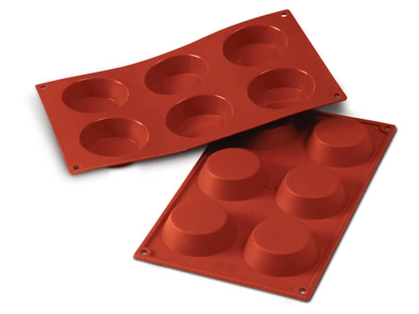 תבנית סיליקון טרטלט 6 שקעים SILIKOMART