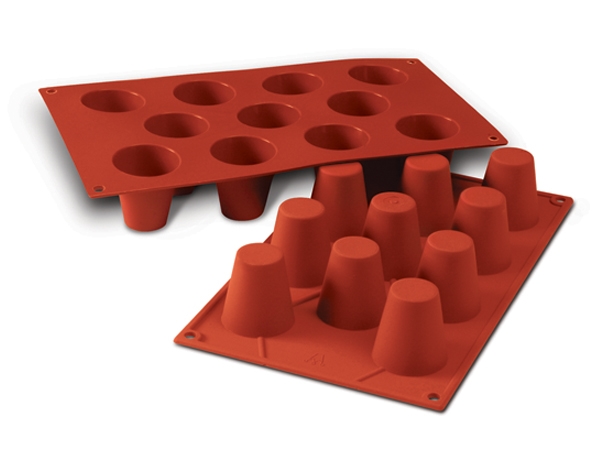 תבנית סיליקון מיני צילינדר 11 שקעים SILIKOMART