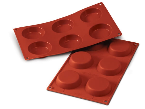 תבנית סיליקון פלאן 6 שקעים SILIKOMART