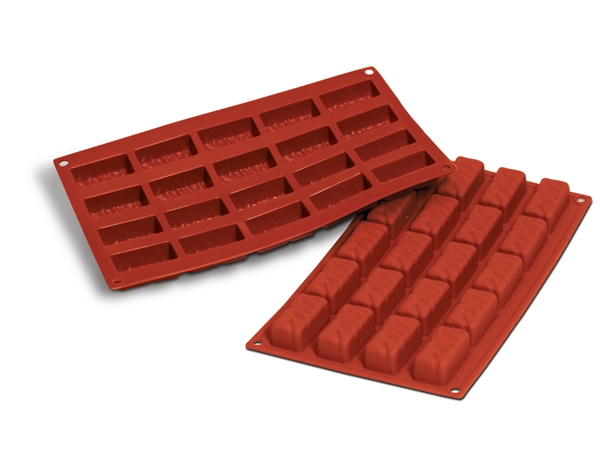 תבנית סיליקון וופל 20 שקעים SILIKOMART