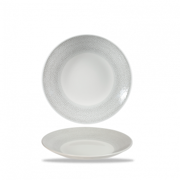 צלחת עמוקה/קערה 22.5 ס"מ ללא שוליים צדף אפור CHURCHILL Spinwash Shale Grey