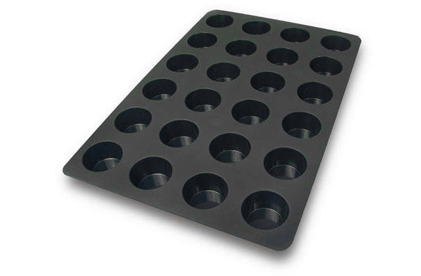 תבנית סיליקון 60/40 ס"מ מאפינס 24 שקעים קוטר 7גובה 4 ס"מ