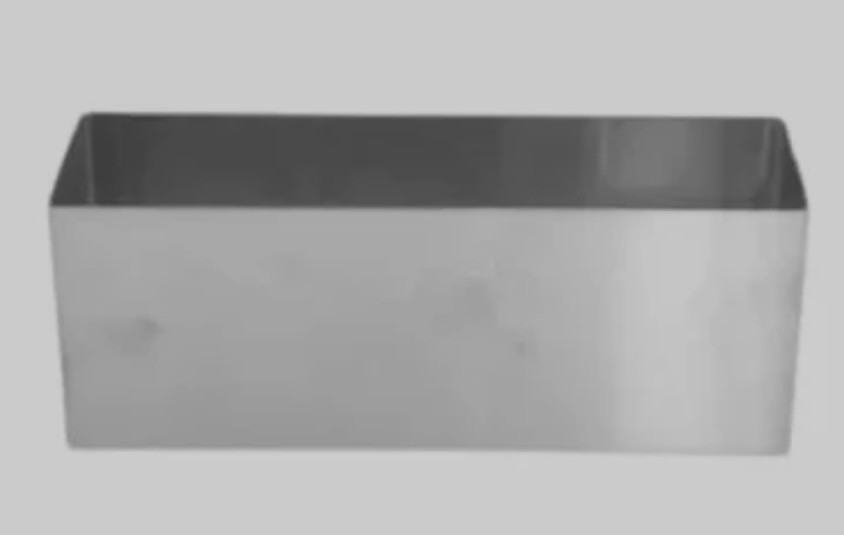 מסגרת מלבנית 30/12 גובה 10 ס"מ נירוסטה