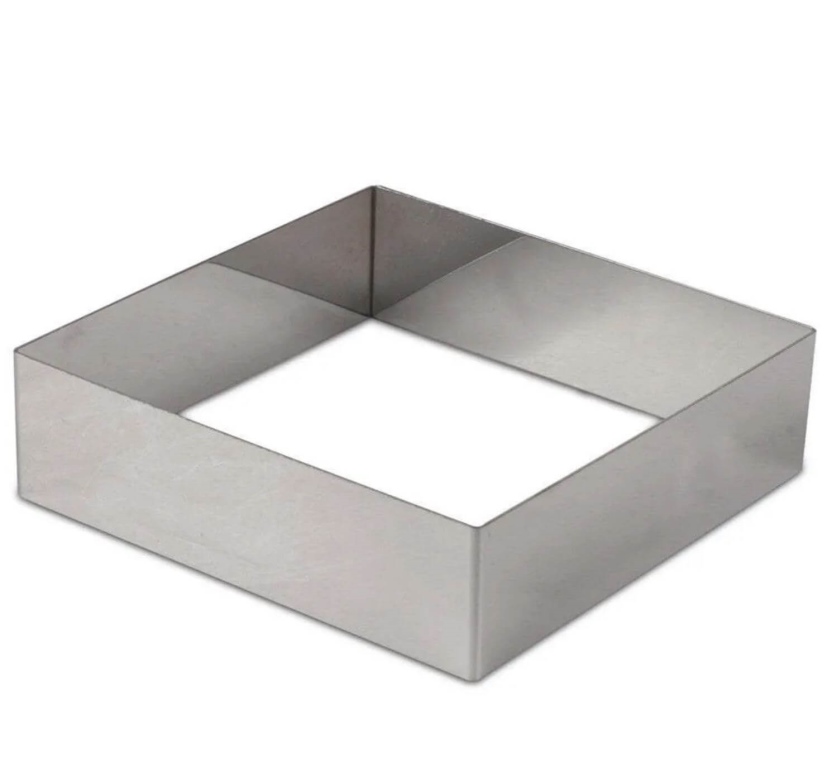 טבעת אפייה/ רינג/ מסגרת מרובעת 30/30 גובה 5 ס"מ נירוסטה