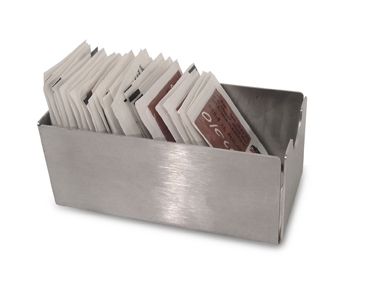 מחזיק שקיות סוכר נירוסטה בינוני 10.5/5 ג' 4.5 ס"מ (304-1.00-P+P