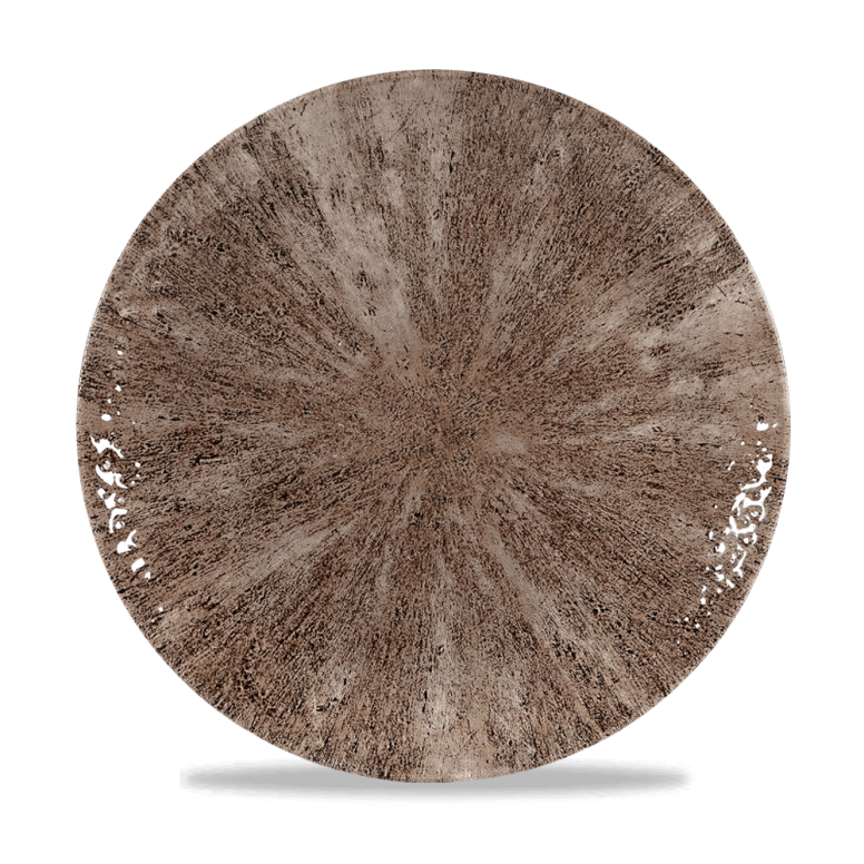 צלחת 26 ס"מ(10)חום CHURCHILL STONE ZIRCON BROWN