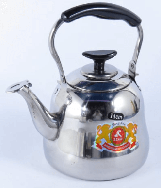 קומקום/תיון  1 ליטר נירוסטה+מסננת J.H.L