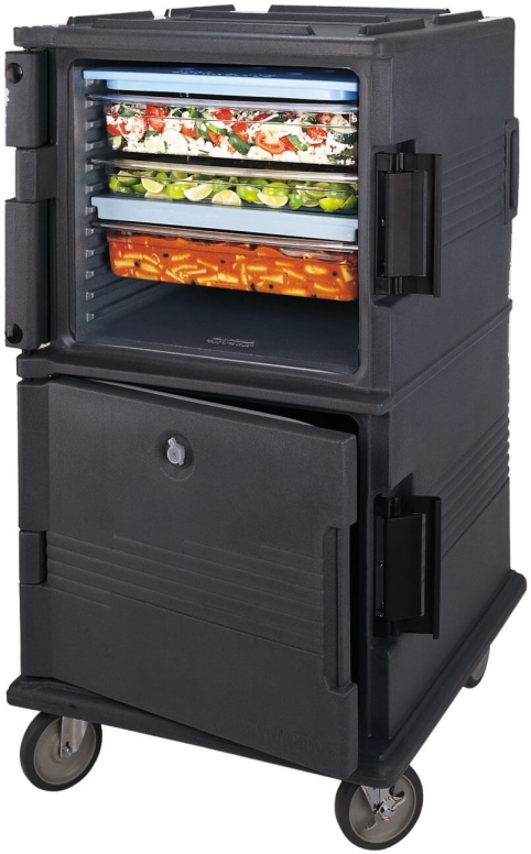 טרמופורט להובלת מזון שחור ל 12 תבניות 2/1/65 עם גלגלים