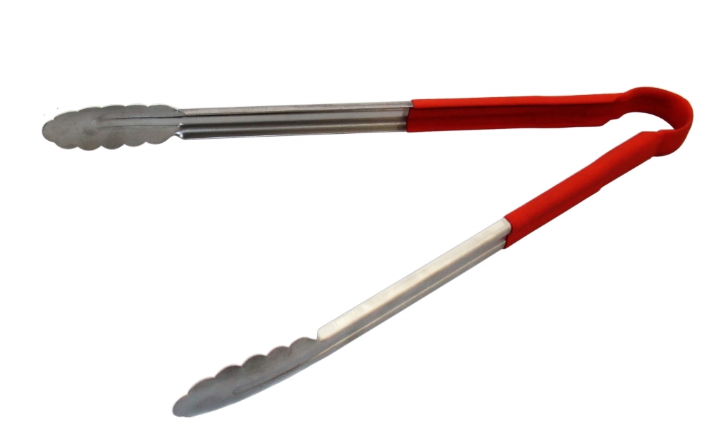 מלקחיים אמריקאיות 23 ס"מ ציפוי PVC אדום