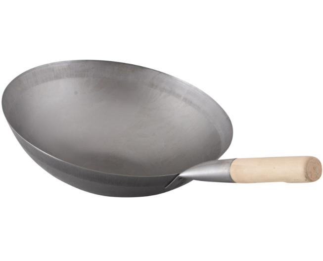 ווק 30 ס"מ מקצועי ידית עץ "12 אינץ ( כתוב על הקרטון CWW12 )