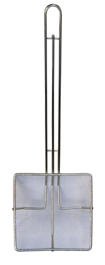 כף טיגון / מסננת / סינון רשת מרובע 16/16 אורך 51 ס"מ לטמפורה