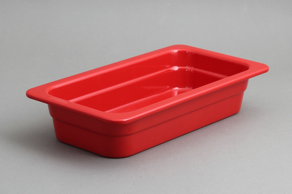 תבנית גסטרונום מלמין 1/3-65 אדום EFAY