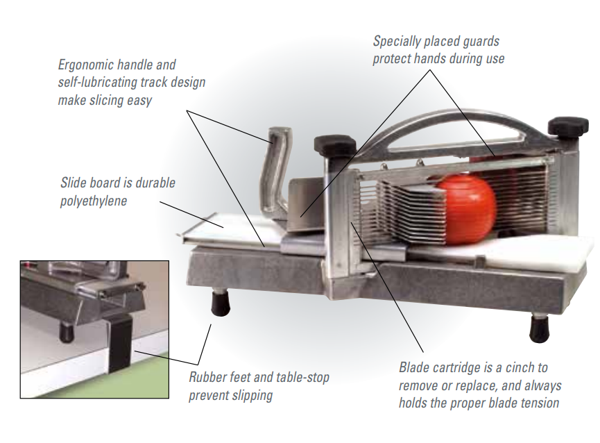 פורס עגבניות מקצועי 11 להבים "1/4 TOMATO SLICER II NEMCO