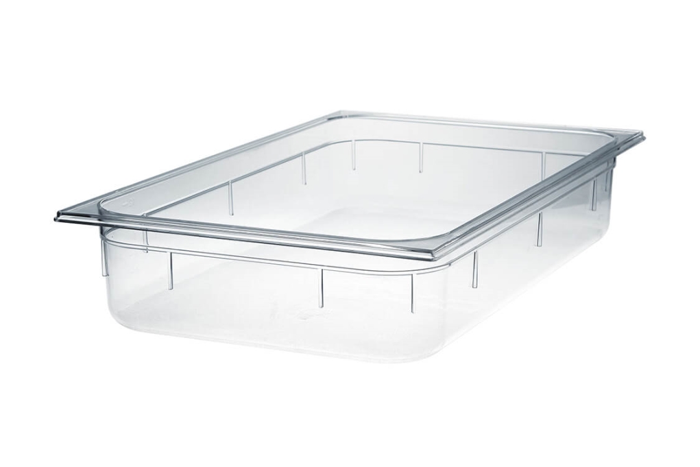 תבנית פוליקרבונט שקוף 1/1-100 גובה 100 HS