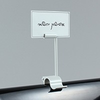 מעמד קליפס תווית גבוה לבן EFAY  (מחיר יח' נמכר בשקית 20 יח')