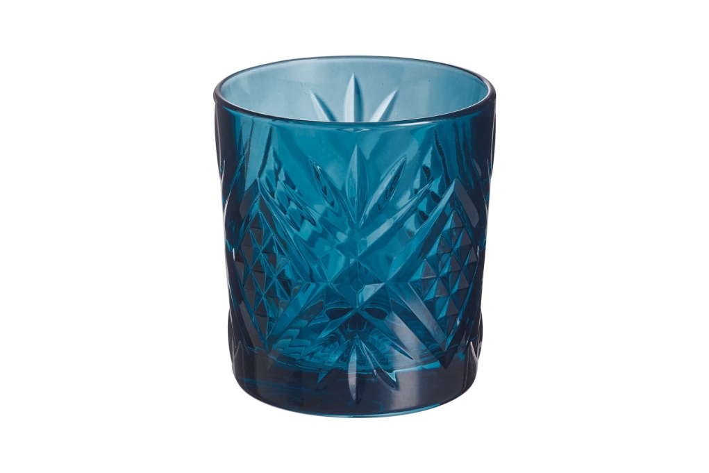 כוס וויסקי "רטרו" ברודווי כחול ים ARCOROC 30CL