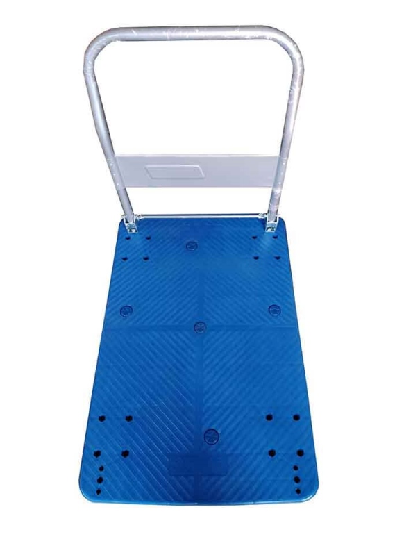 עגלה משא/משטחים פלסטיק ידית מתקפלת למשקל עד 400 ק"ג